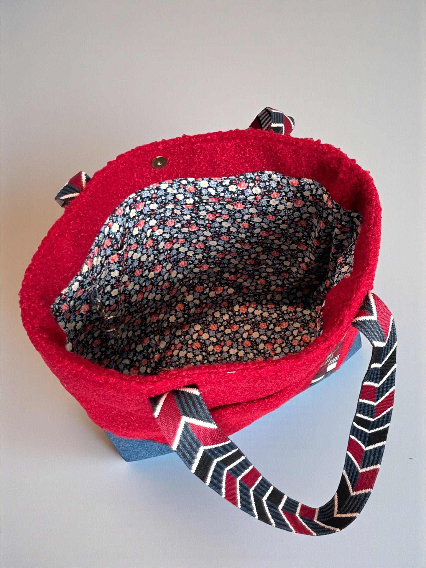 Cabas Bouclette Rouge