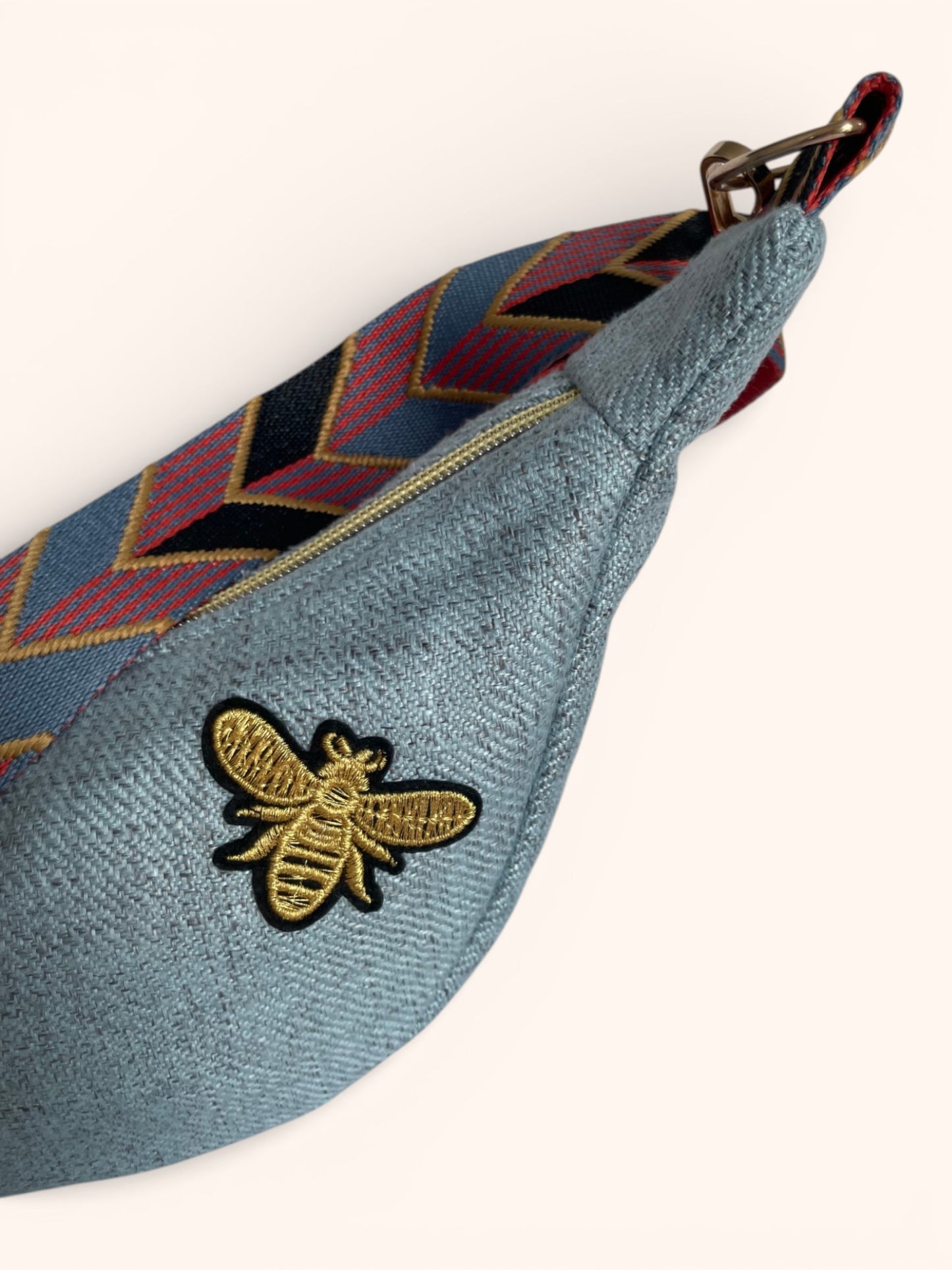 Sac Demi Lune Bleu Ciel