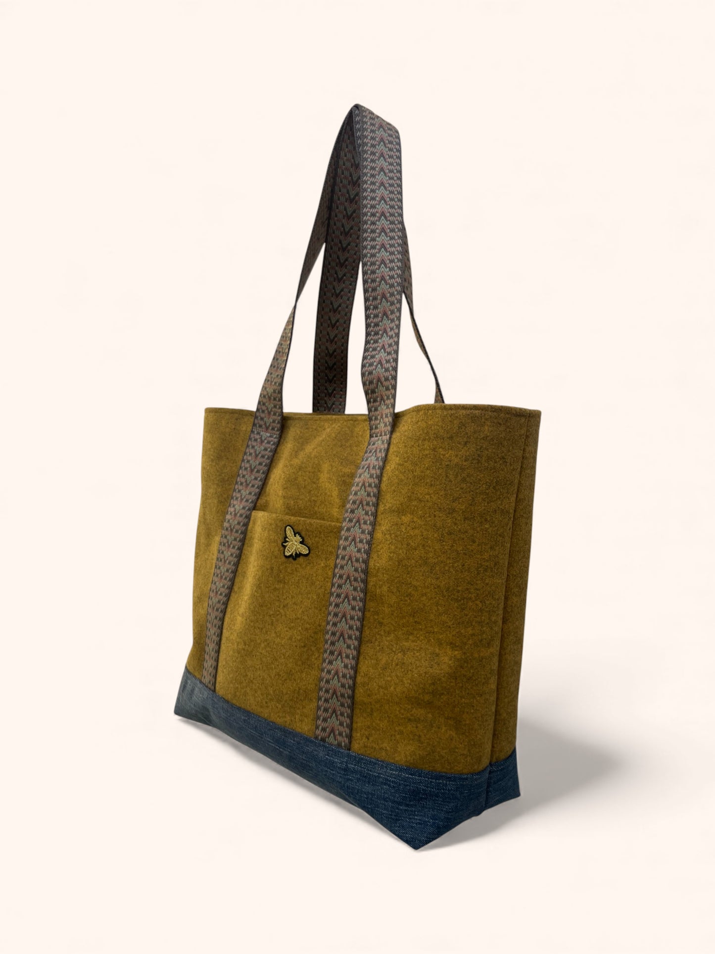 Cabas Lainage Ocre