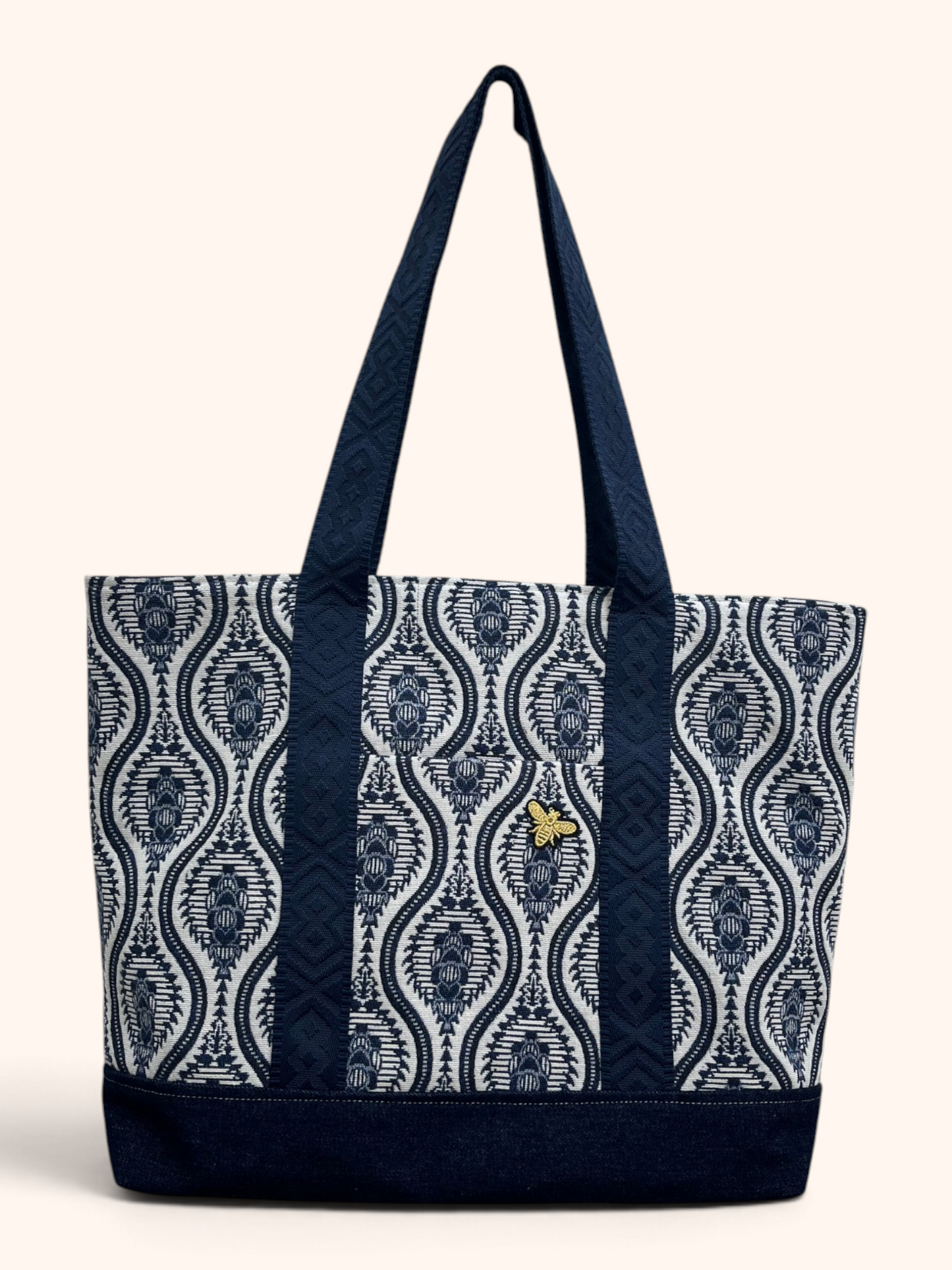Cabas Jacquard Fleur de Lys