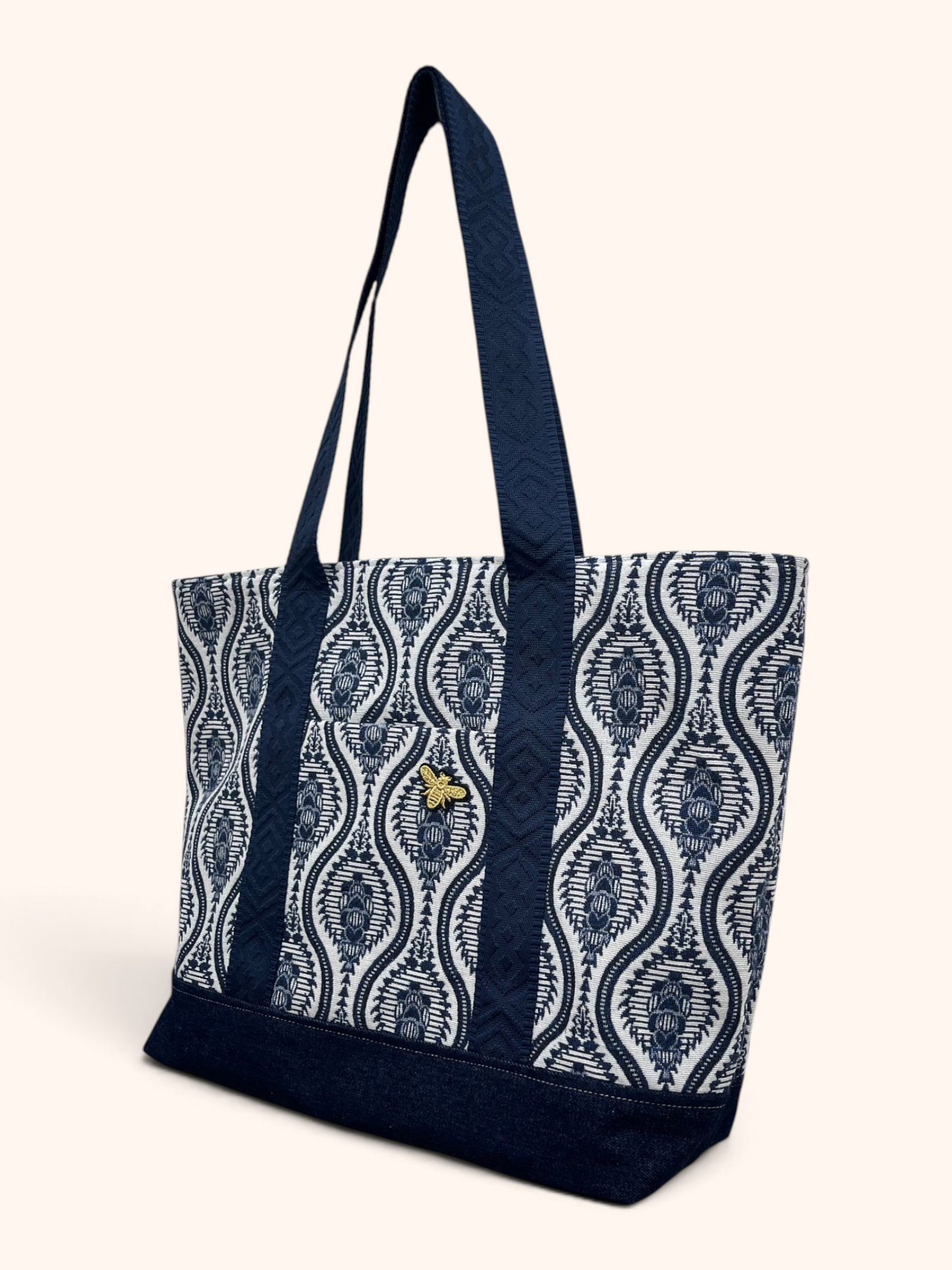 Cabas Jacquard Fleur de Lys