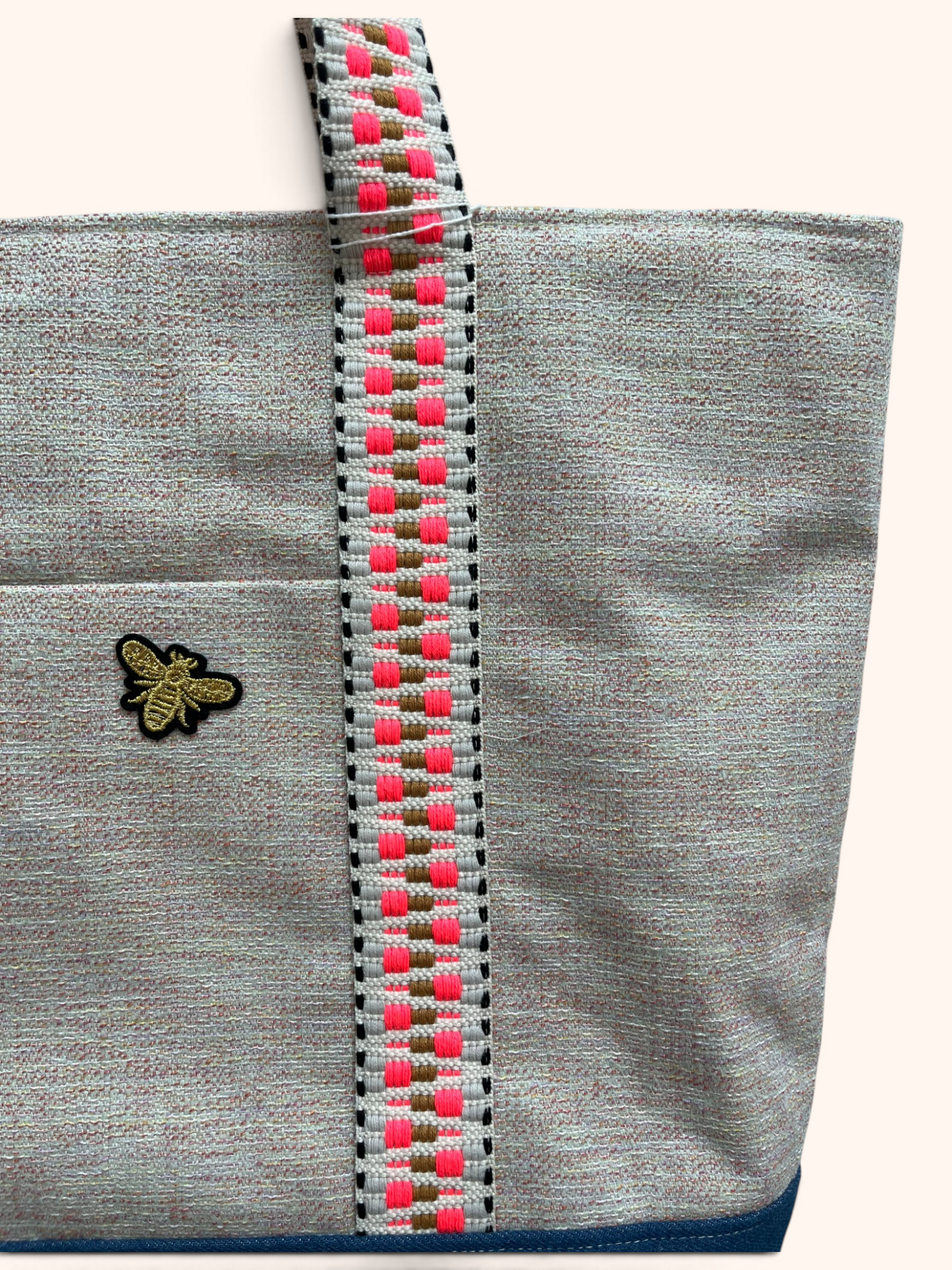 Cabas Beige Rosé