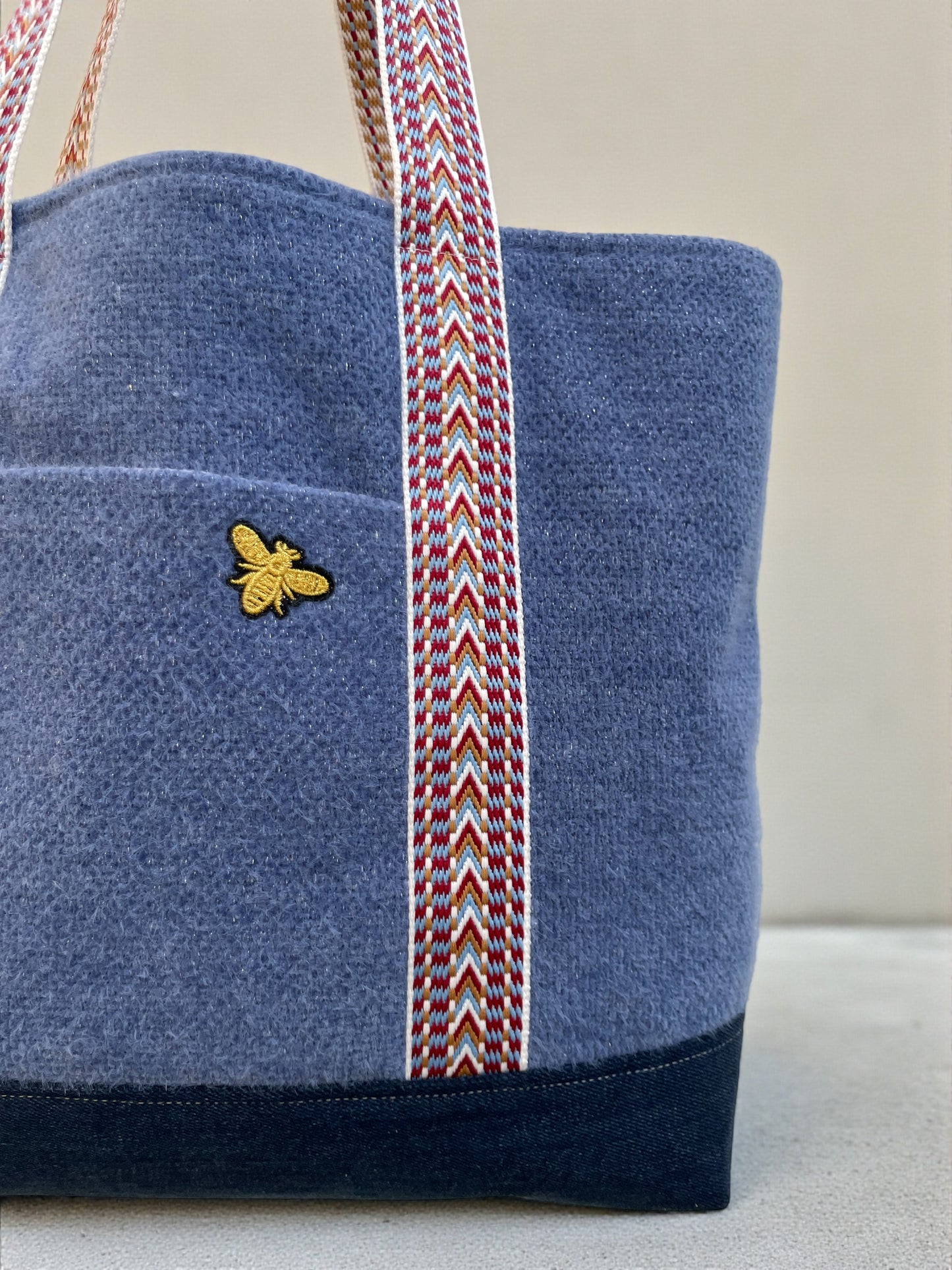 Cabas Lainage Lavande