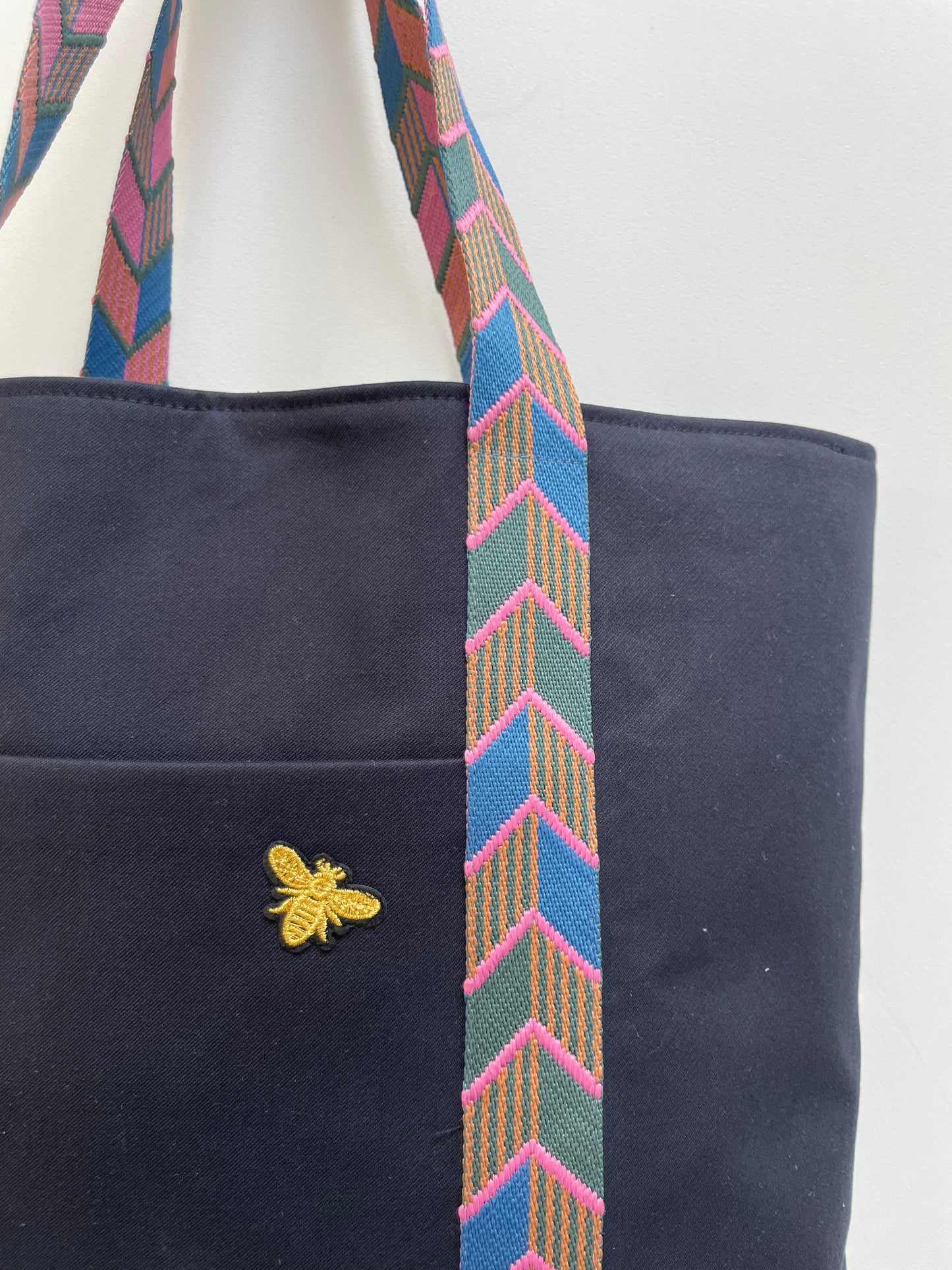 Cabas Coton Epais Bleu Marine