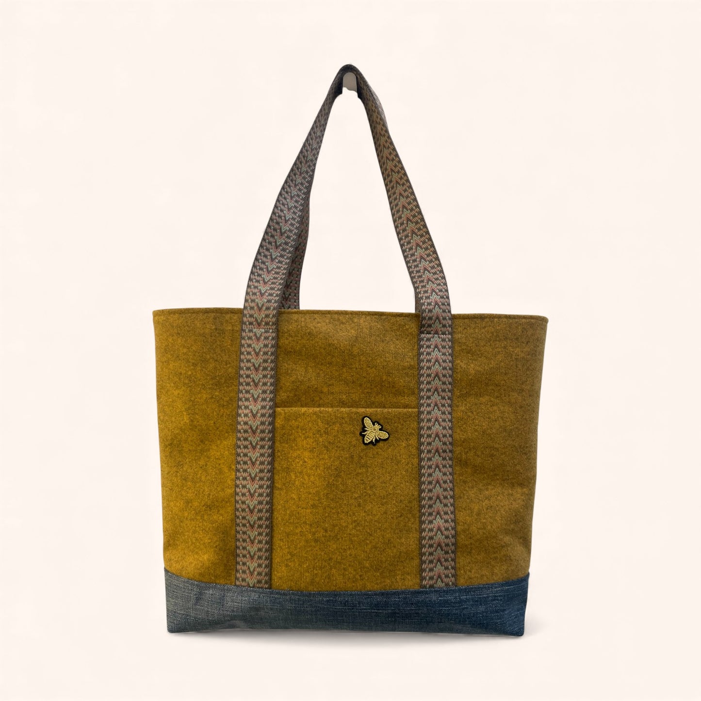 Cabas Lainage Ocre
