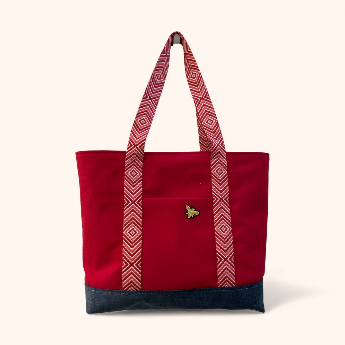 Cabas Lainage Rouge