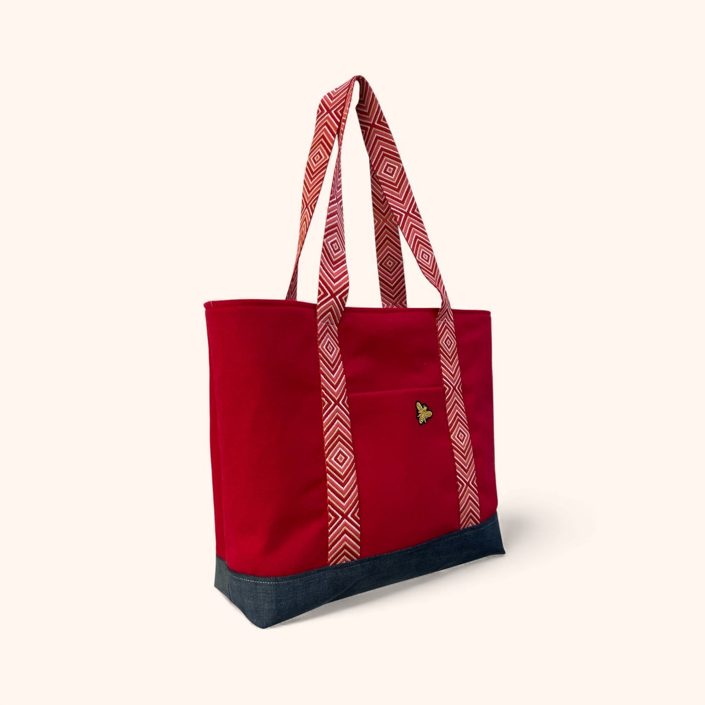 Cabas Lainage Rouge
