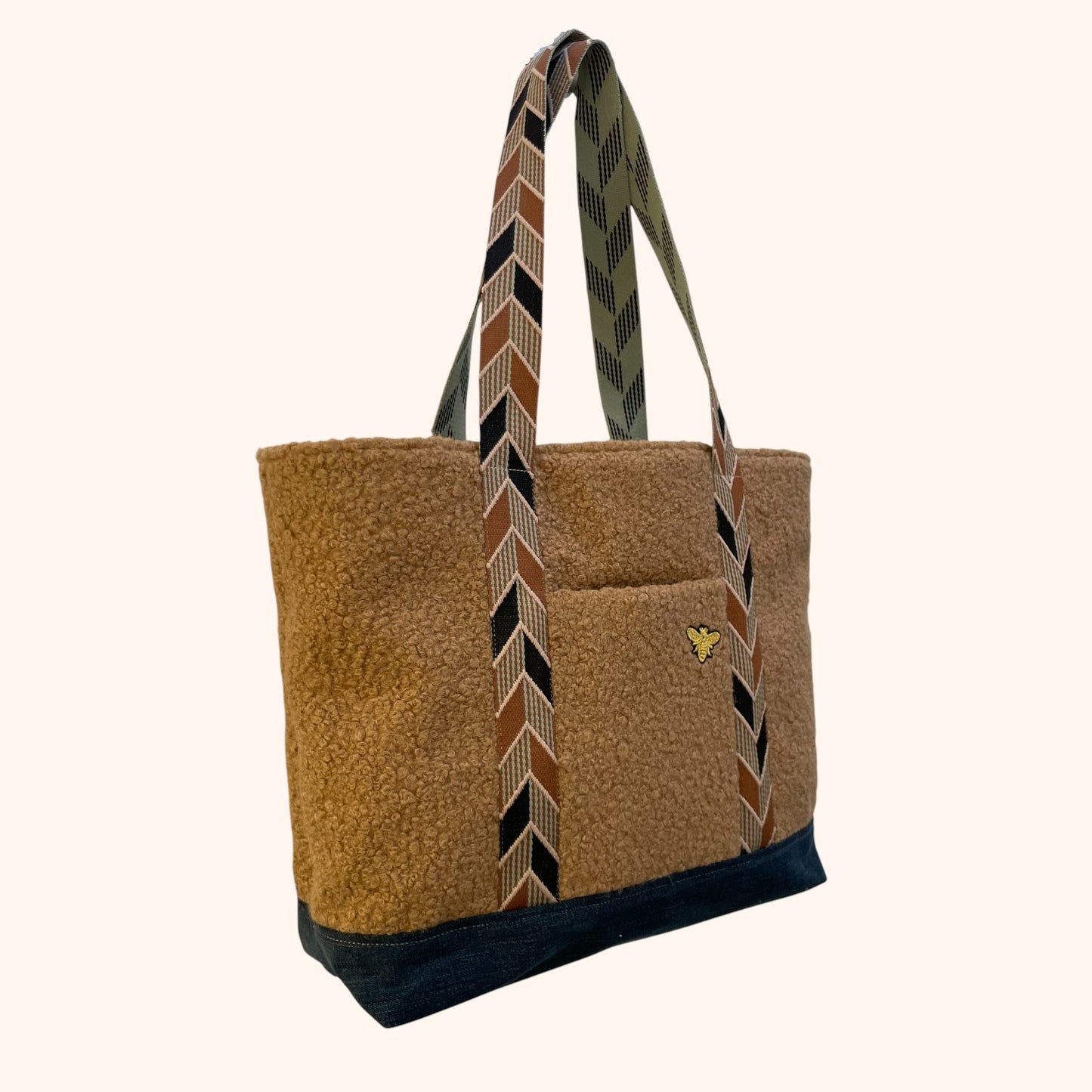 Cabas Bouclette Beige