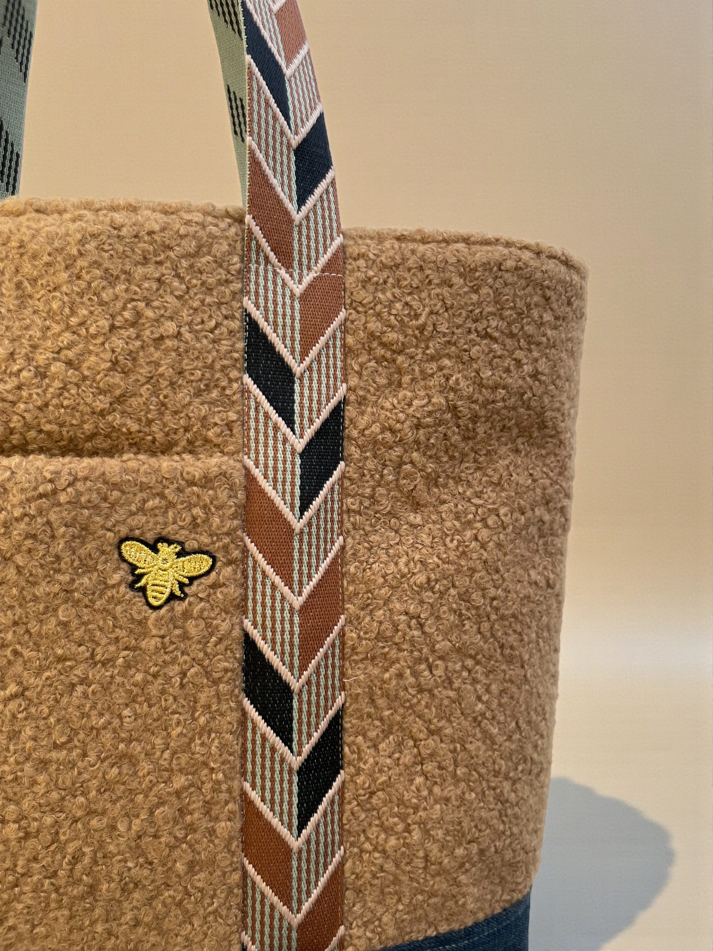 Cabas Bouclette Beige