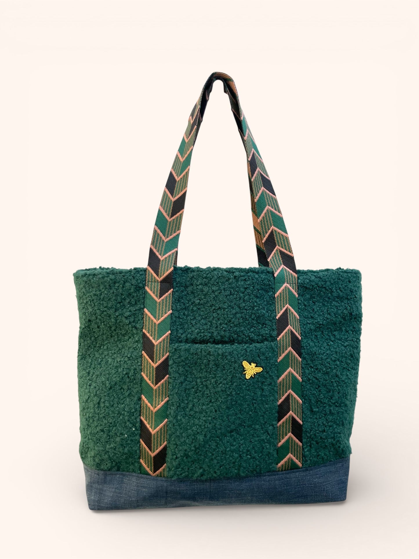 Cabas Bouclette vert