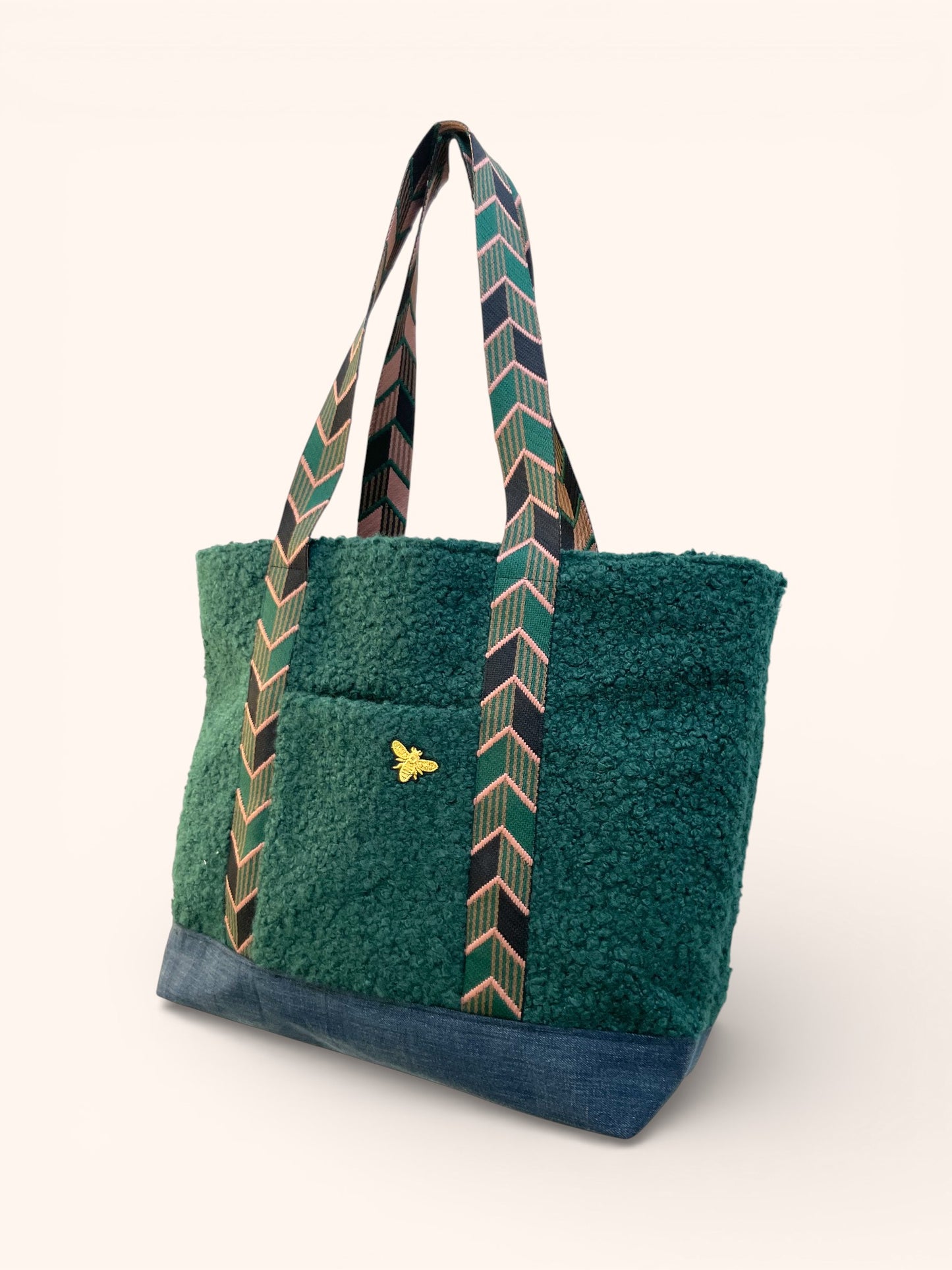 Cabas Bouclette vert