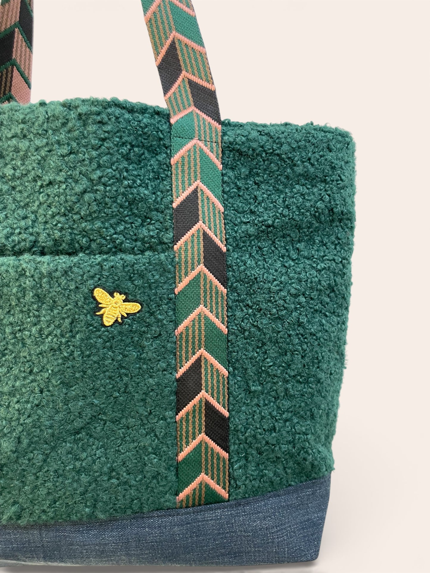 Cabas Bouclette vert