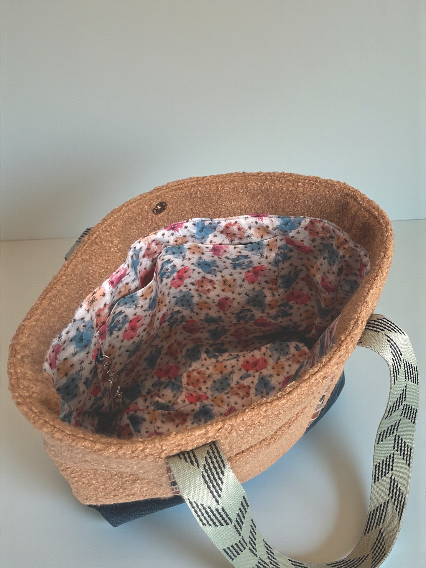 Cabas Bouclette Beige