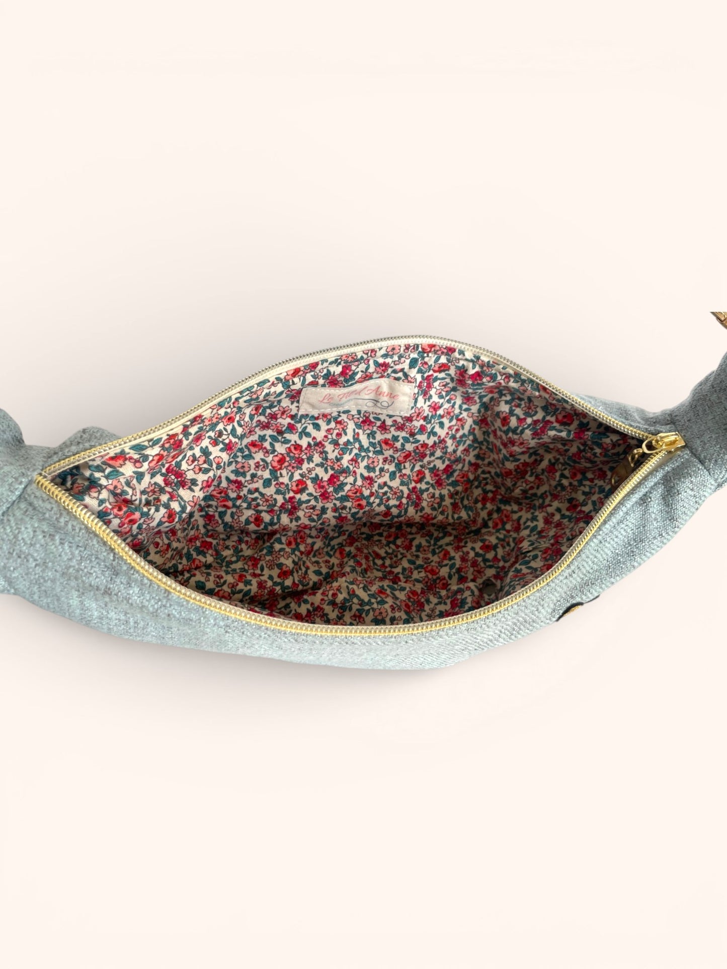 Sac Demi Lune Bleu Ciel
