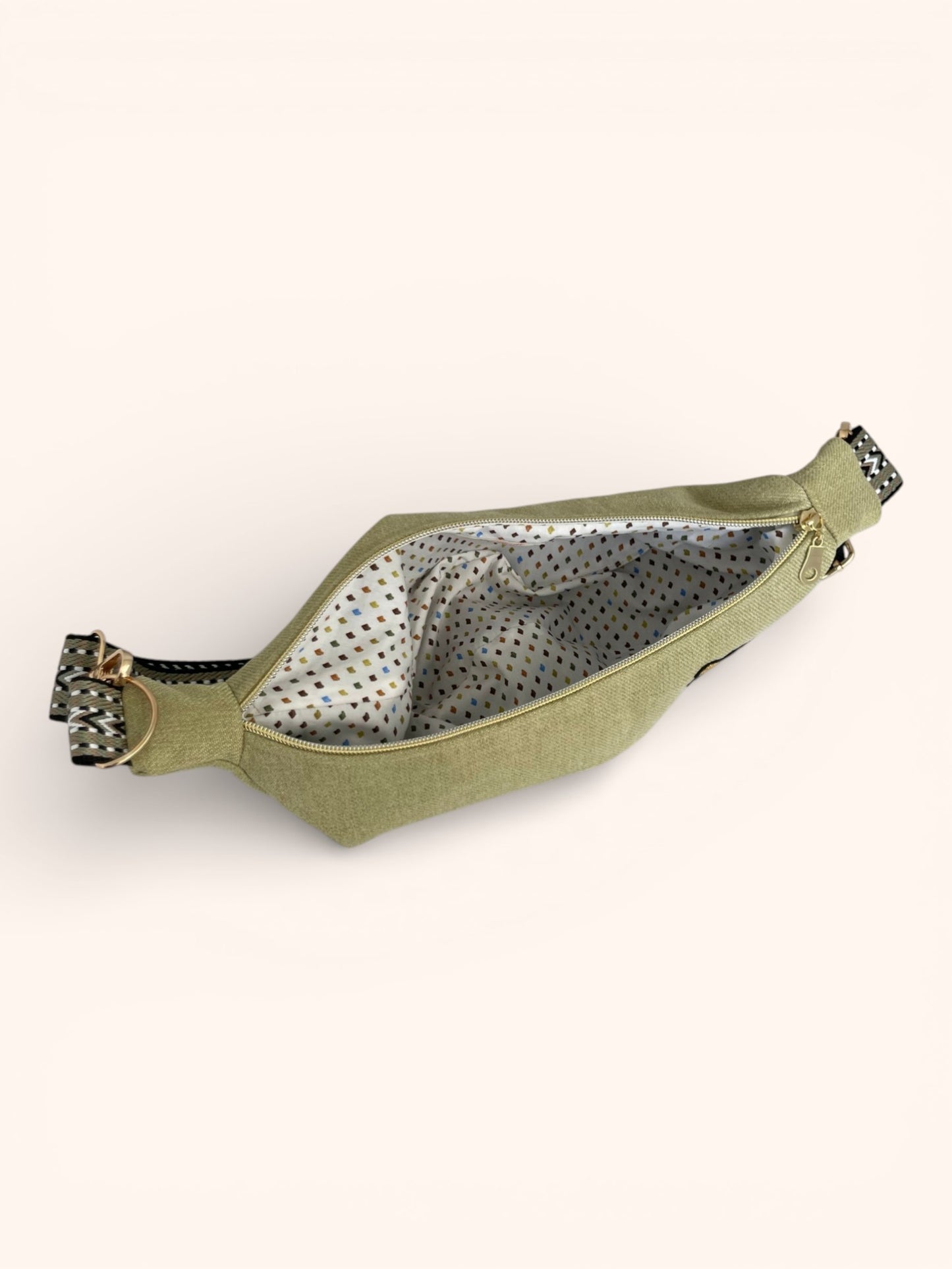 Sac Demi Lune Pistache Bis