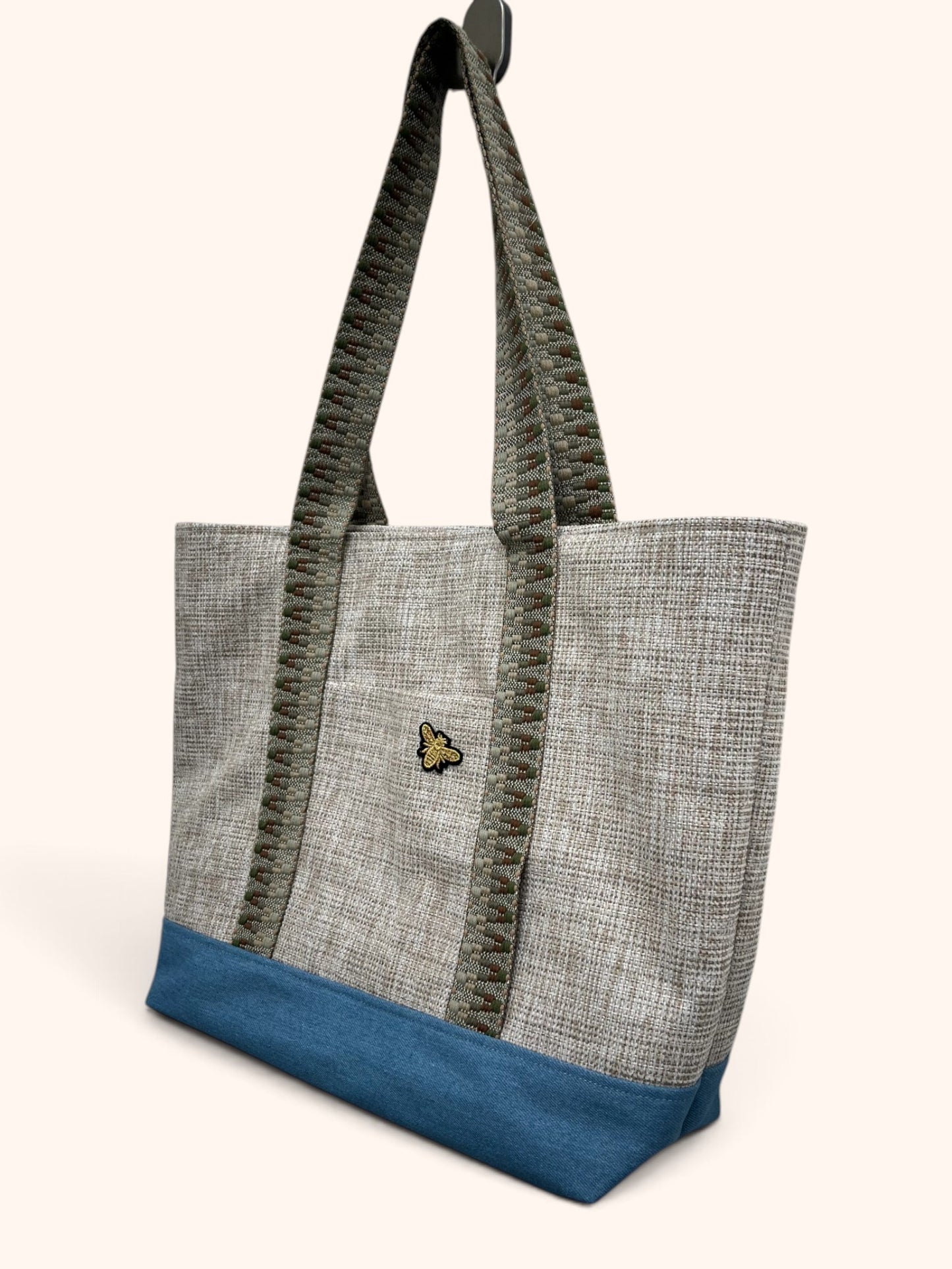 Cabas Tissé Beige