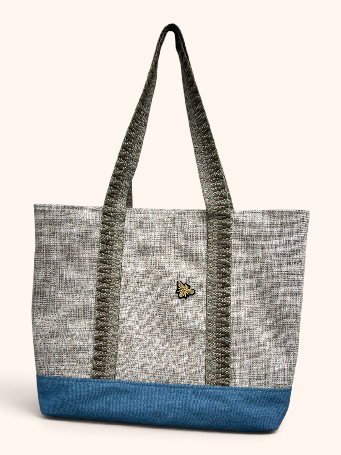 Cabas Tissé Beige