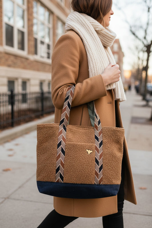 Cabas Bouclette Beige