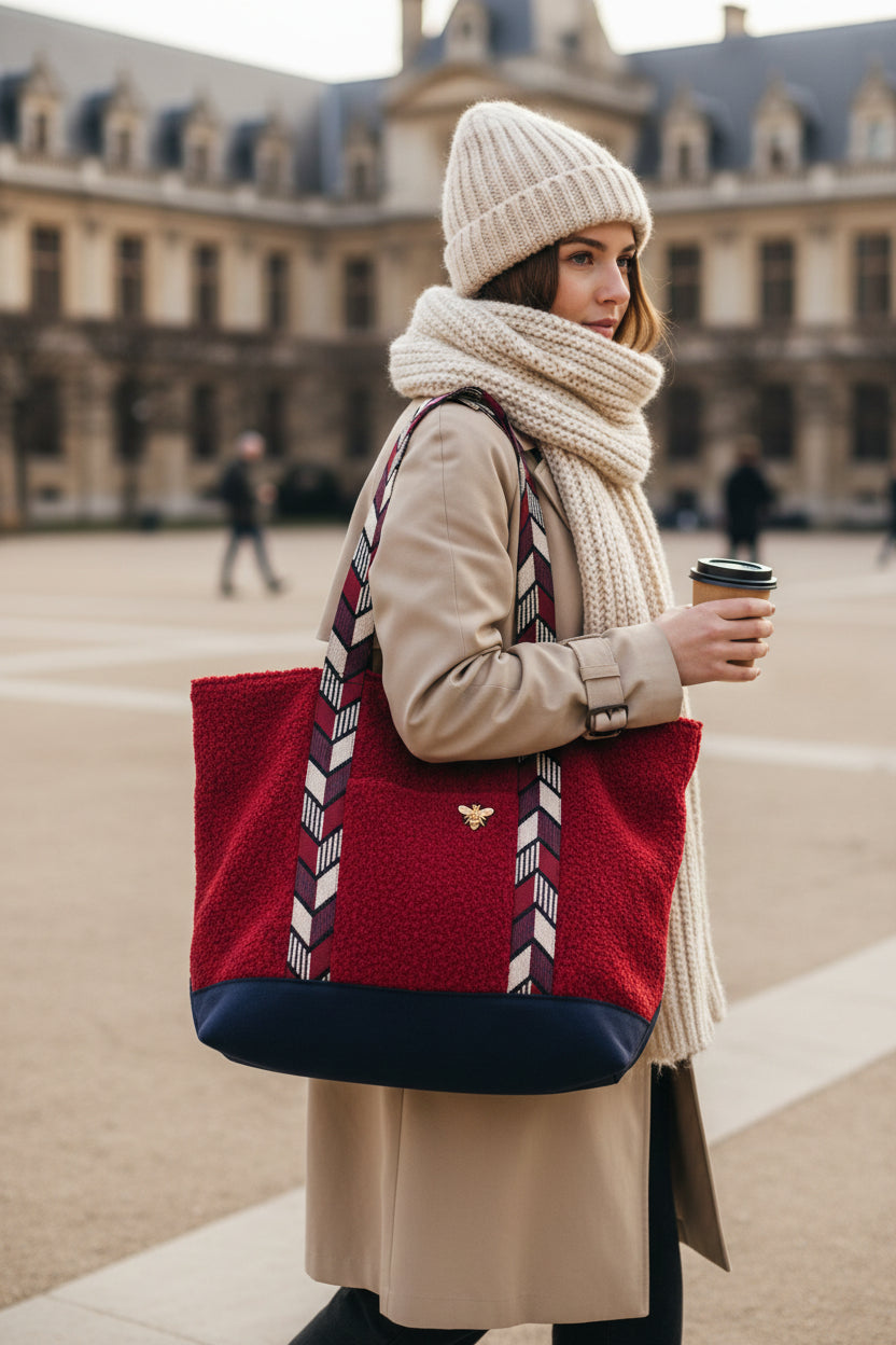Cabas Bouclette Rouge
